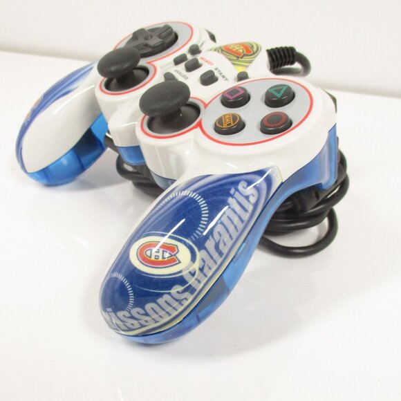 Montreal Canadiens NHL Hockey Wired Playstation 2 PS2 Controller - Picture 3 of 6